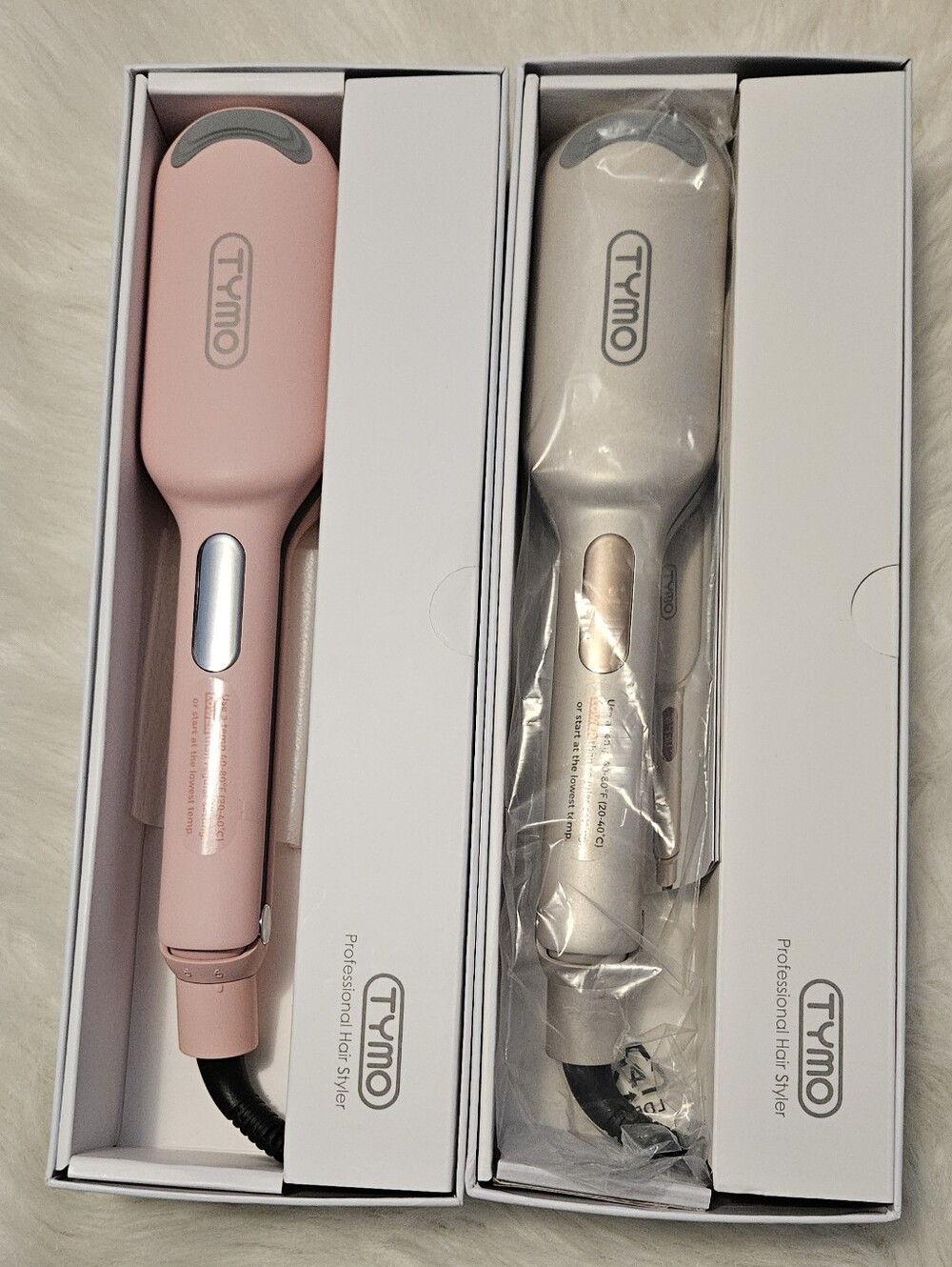 Tymo/Rovy Pink Compact Wave Curling Iron - Picture 3 of 3